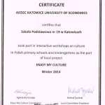 certyfikat AIESEC